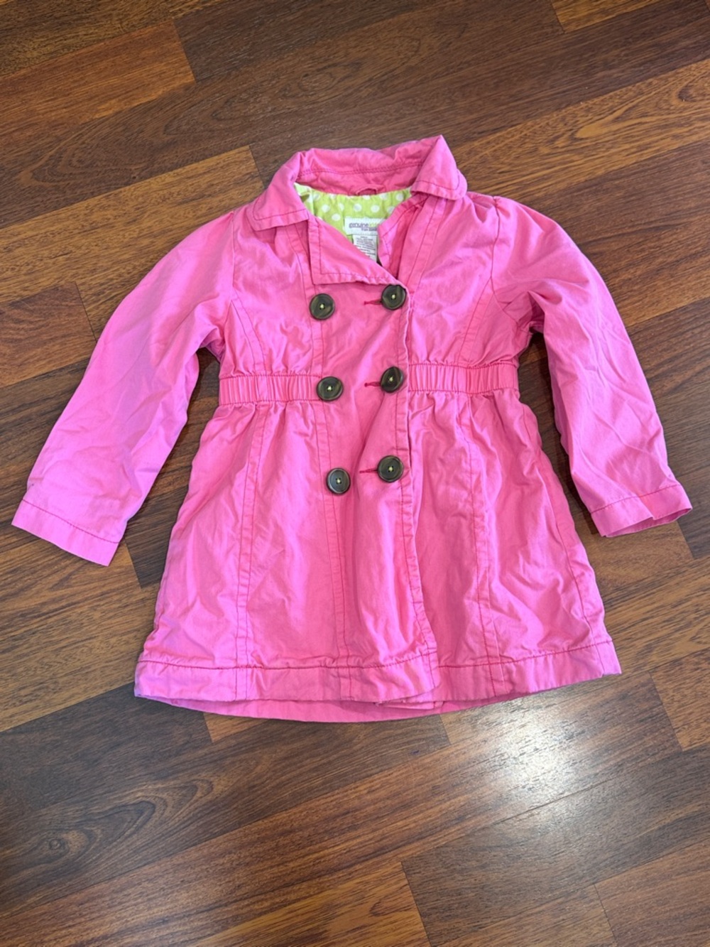 Oshkosh B’Gosh Pink Double-Breasted Trench Coat (4T)